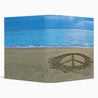 peace at the ocean binder