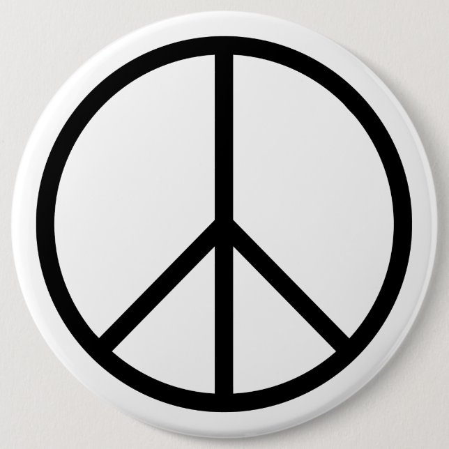 Peace B&W Button (Front)