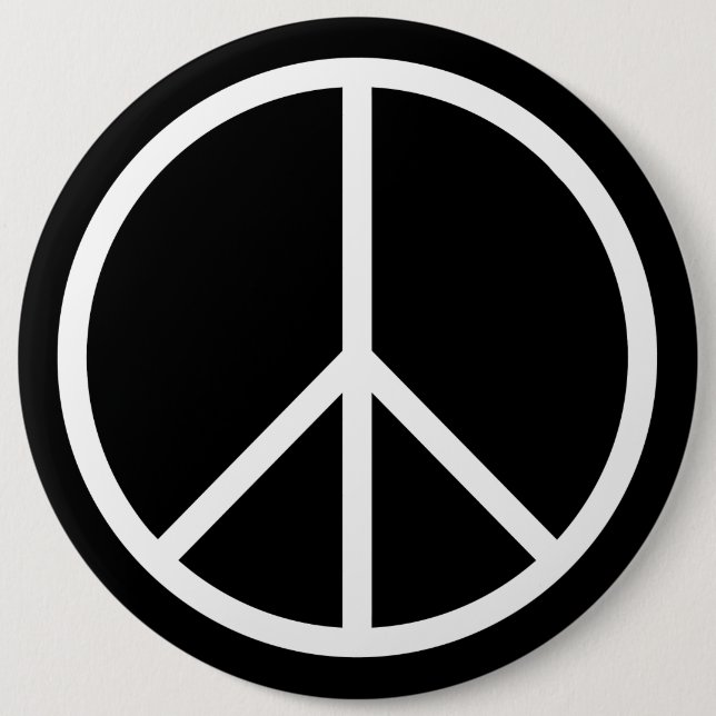Peace B&W Button (Front)