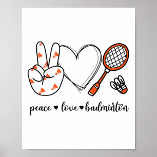 Peace Badminton Golfing Peace Hand Sign Badminton