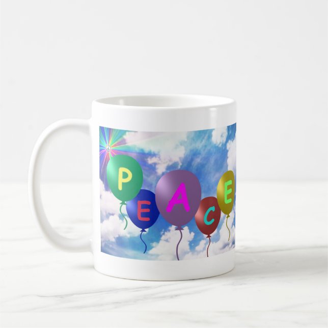 Peace Balloons Cup (Left)