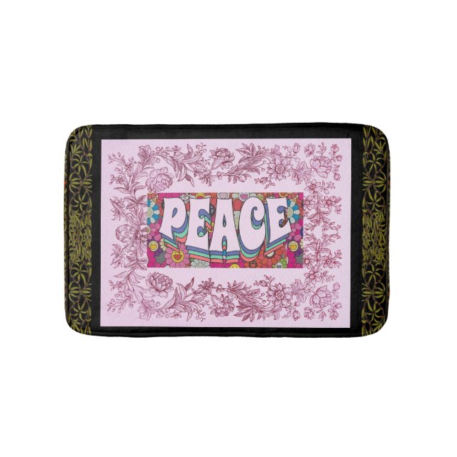 Peace Bath Mat (Front)
