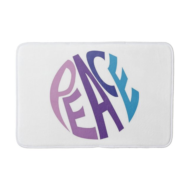 PEACE  BATH MAT (Front)
