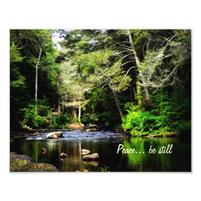 "Peace... be still" 11x14 Art Print (Front)