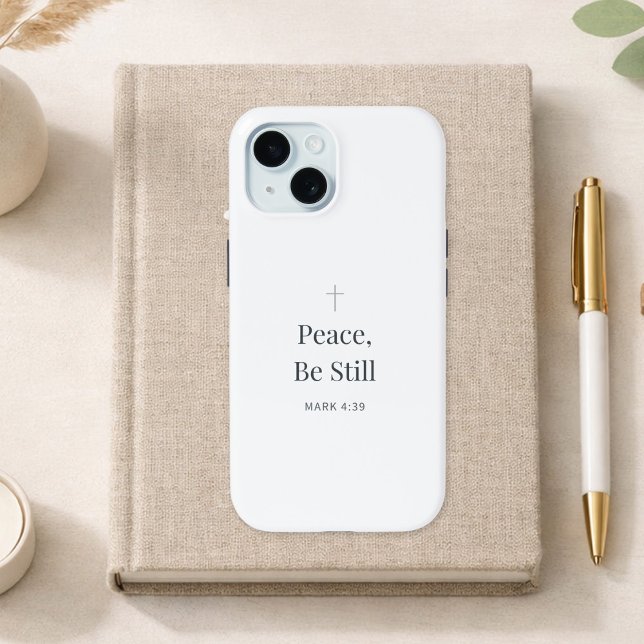 Peace, Be Still Christian Faith – Mark 4:39 Case-Mate iPhone Case (Creator Uploaded)