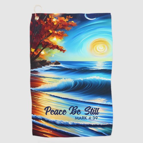 Peace Be Still Golf Towel