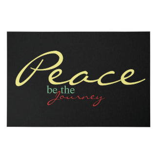 Peace be the Journey Wall Canvas
