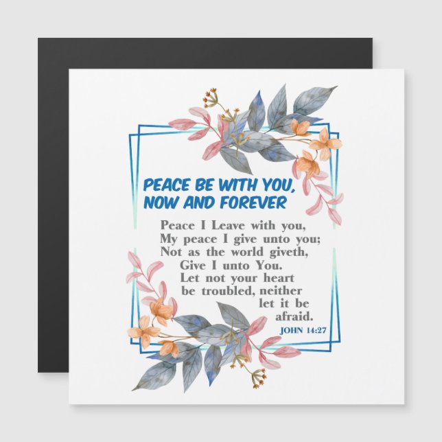 Peace be with you  (Front/Back)