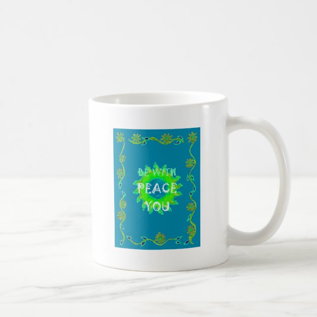 Peace Be with You Art Print Coffee Mug (Right)