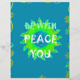 Peace Be with You Art Print Letterhead