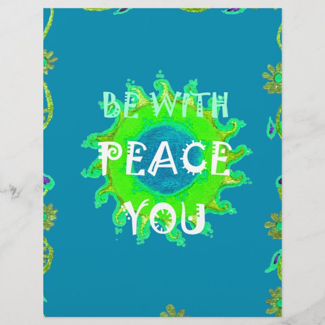 Peace Be with You Art Print Letterhead (Front)