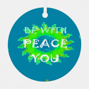 Peace Be with You Art Print Ornament