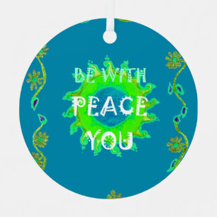 Peace Be with You Art Print Ornament