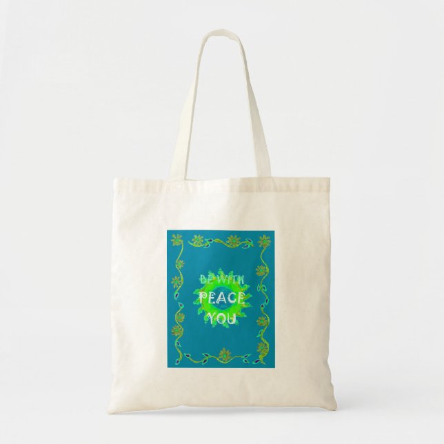 Peace Be with You Art Print Tote Bag (Front)
