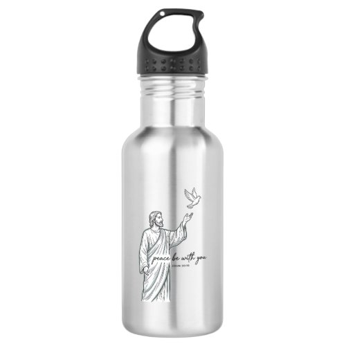 Peace Be With You Dove Christian Vintage Shirt Stainless Steel Water Bottle