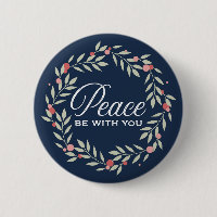 Peace Be With You Wreath