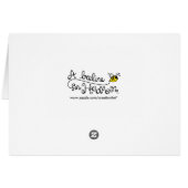 Peace Bee With You Cards (Back Horizontal)