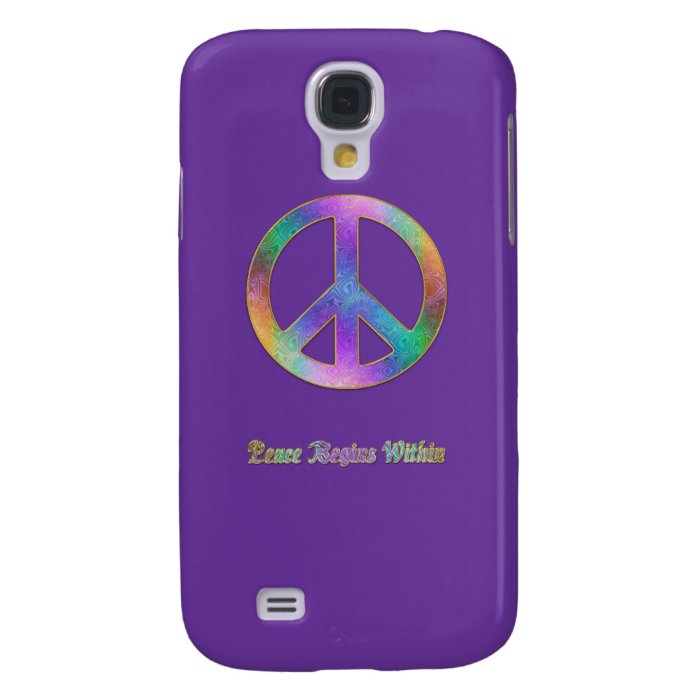 Peace Begins Within Us Galaxy S4 Cases