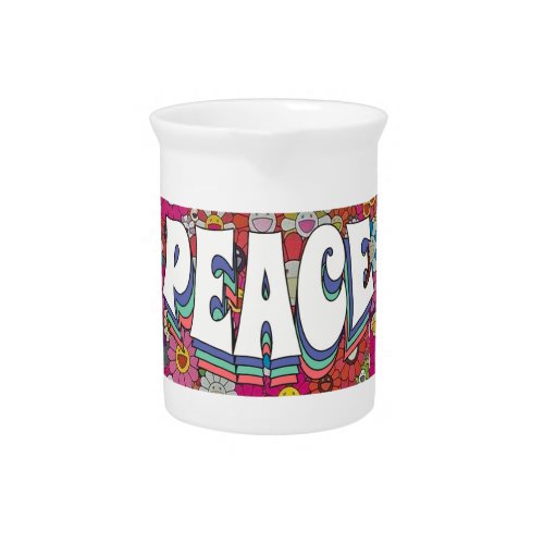 Peace Beverage Pitcher