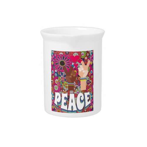 Peace Beverage Pitcher