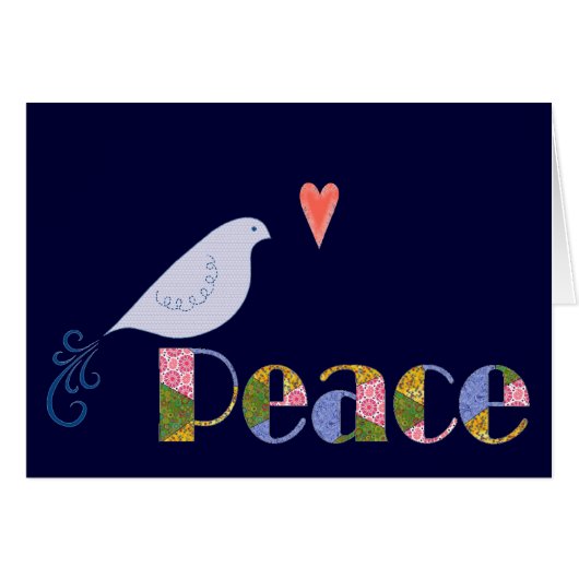 Peace Bird Cards (Front Horizontal)