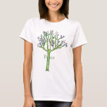 Peace Bird Tree T-shirt at Zazzle
