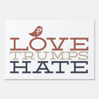 Peace Bird Yard Sign