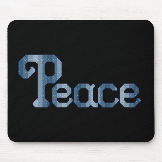 Peace Black Mousepad (Front)
