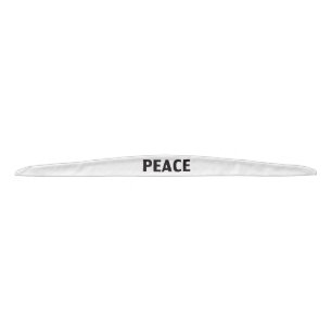 Peace black white simple tie headband