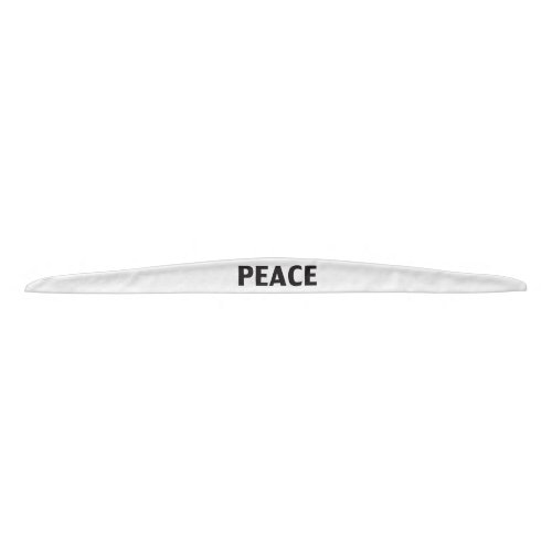 Peace black white simple tie headband