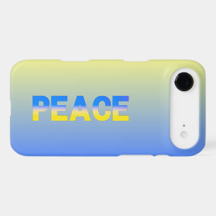 PEACE blue and yellow Ukraine Inspired modern chic iPhone 17 Air Case