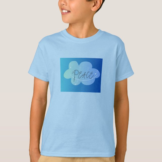 "Peace" Bordered.2 Design By kriyas Collection T-Shirt (Front)
