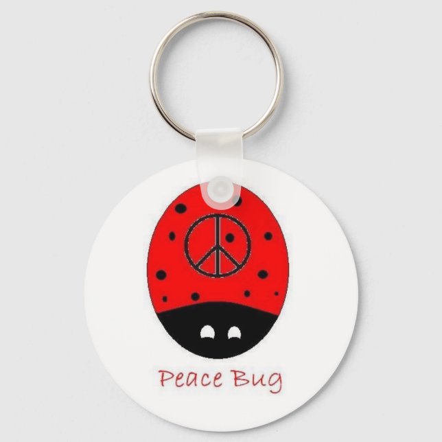 peace bug keychain (Front)