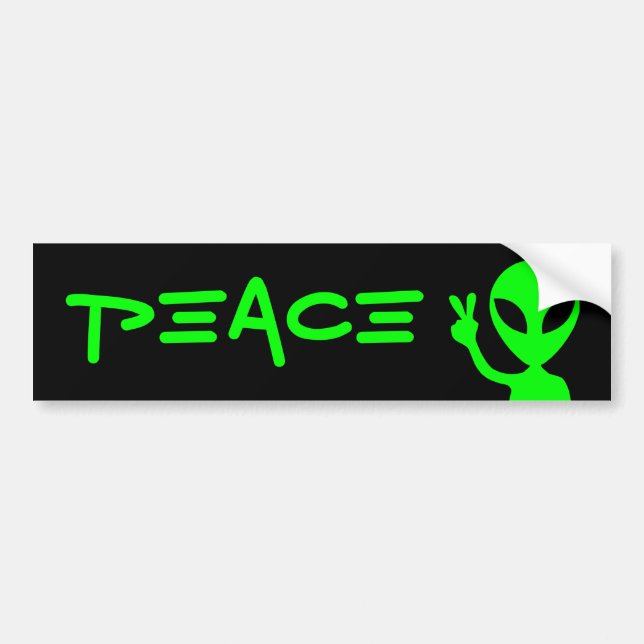 Peace Bumper Sticker (Front)