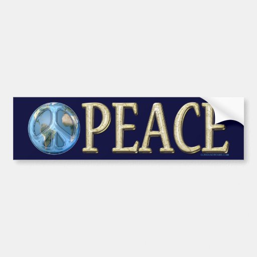 Peace Bumper Stickers, Peace Bumper Sticker Designs