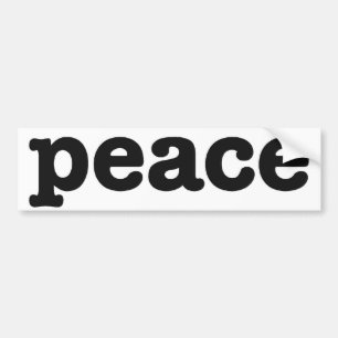 Peace Bumper Sticker
