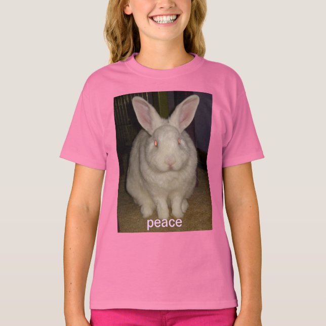 peace bunny T-Shirt (Front)