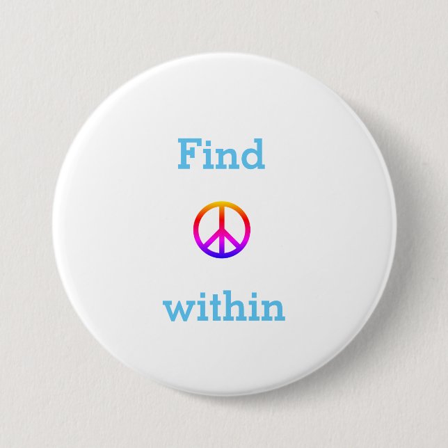 Peace  button (Front)