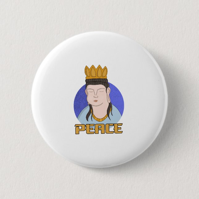 Peace Button (Front)