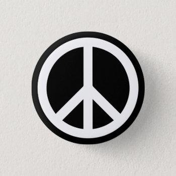 Peace Button by boblet at Zazzle