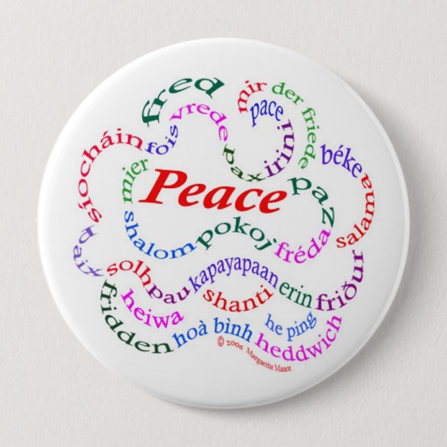 Peace Button (Front)
