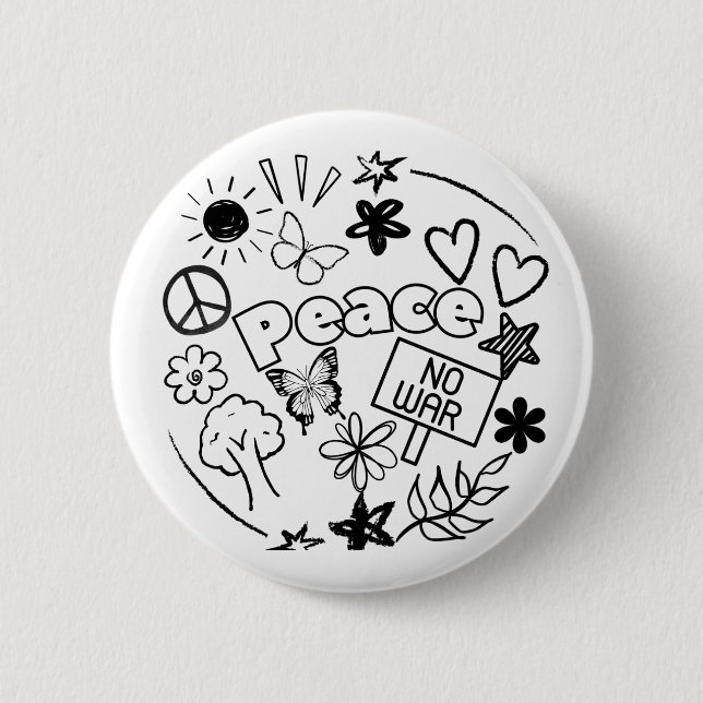 Peace Button (Front)