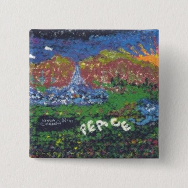 Peace Button (Front)
