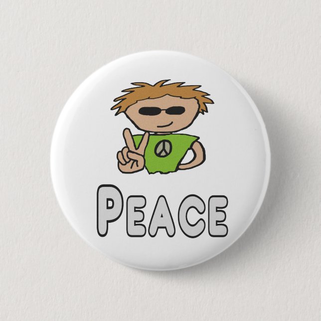 Peace Button (Front)