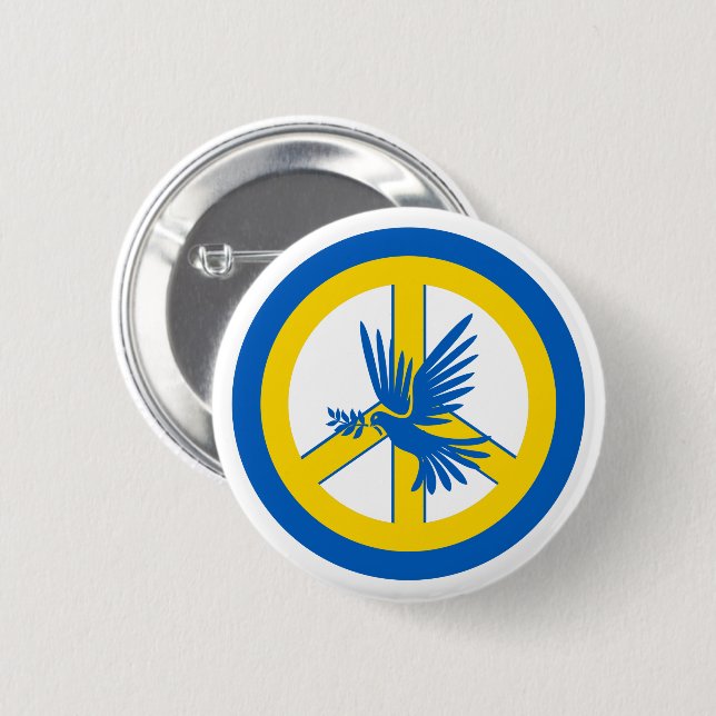Peace Button (Front & Back)