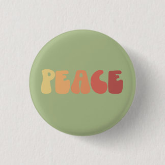 Peace Button Pin