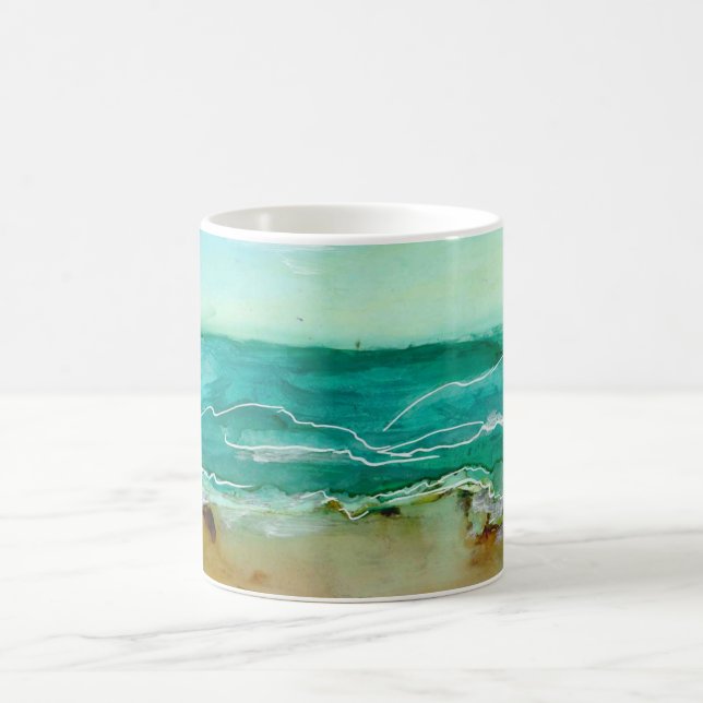 Peace by the Sea Shore Coffee Mug (Center)