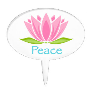 Peace Cake Topper