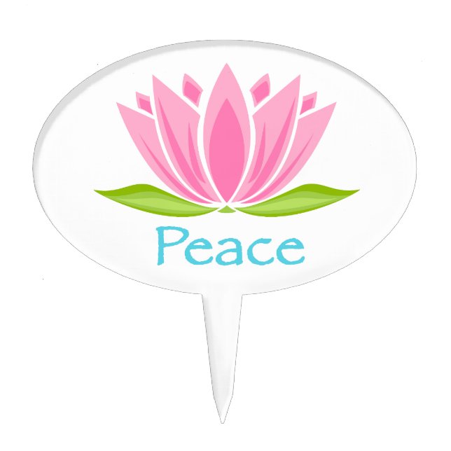 Peace Cake Topper (Front)