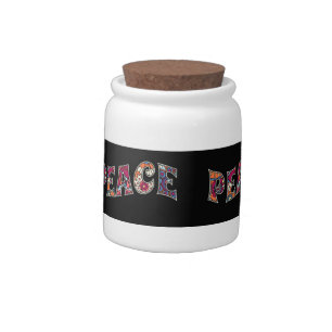 Peace Candy Jar